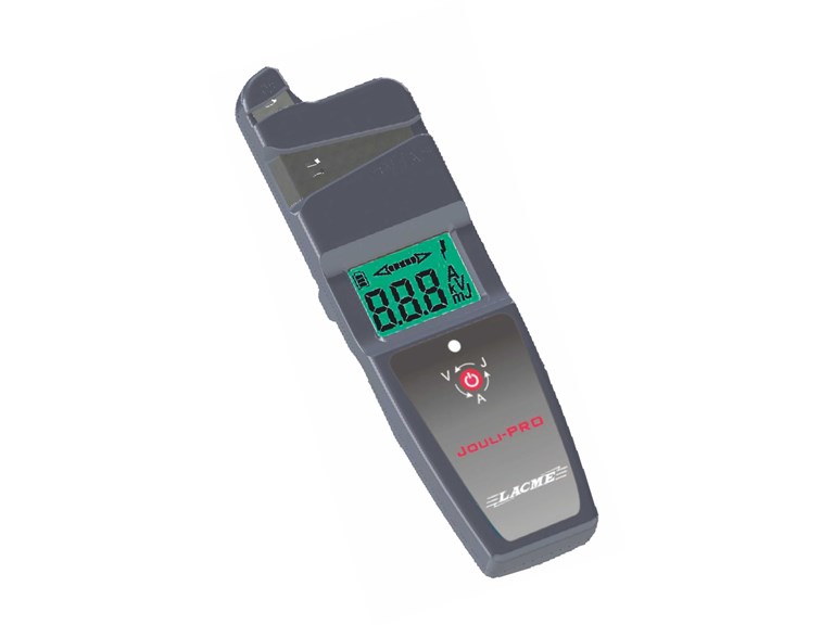 JOULIMETER PRO:   Joule- und Voltmeter sowie Fehlersuchgerät. Mit Erdspieß  Unser Multifunk