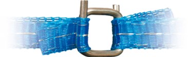 Bandverbinder 12 mm:   Spannt das Band nach Belastung schnell un effizient  Selbstzusammenziehende
