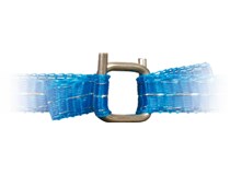 Bandverbinder 12 mm:   Spannt das Band nach Belastung schnell un effizient  Selbstzusammenziehende