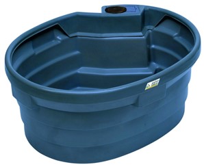 Weidetränke Superbac; Größe: _450l, oval:   Weidetränke aus hochstabilem Polyethylen. UV-, frost- und fäulnisbeständig. 