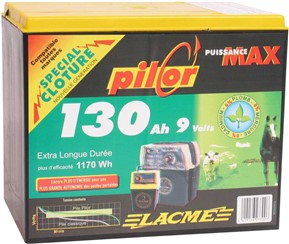 PILOR-Batterie 9V / 130Ah:   Die PILOR-Batterie ist dank ihrer Zink-Luft-Hochleistungstechnologie wesentl