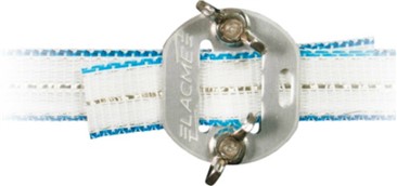 Bandverbinder 40 mm:   Für unterbrechungsfreien elektrischen Kontakt. Zum Nachspannen des Bandes. A
