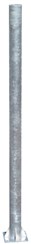 Säule Ø102, H: 1,98m, mit Bodenplatte:   feuerverzinkt, Wandstärke 4,0mm, H: 1,98m, mit Bodenplatte Wichtig! Zum Sc