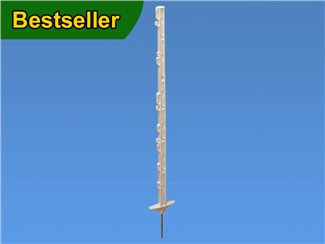 VARIOPOST 110 STANDARD-Kunststoffpfahl; VE: 10 Stk.:   Standard-Kunststoffpfahl  Stabiler Doppeltritt  Höhe: 105cm inkl. Spitze 