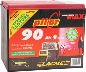 PILOR-Batterie 9V / 90Ah:   Die PILOR-Batterie ist dank ihrer Zink-Luft-Hochleistungstechnologie wesentl
