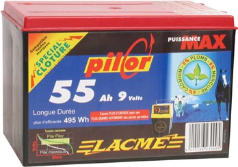 PILOR-Batterie 9V / 55Ah:   Die PILOR-Batterie ist dank ihrer Zink-Luft-Hochleistungstechnologie wesentl