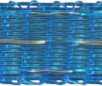 Blaues Band RB 12 mm 400m; Länge: 200m:   PREMIUM-Band. Für lange Zäune bis 16km  2 Kupferleiter, verzinnt Ø 0,25mm