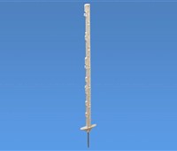 VARIOPOST 110 STANDARD-Kunststoffpfahl:   Standard-Kunststoffpfahl  Stabiler Doppeltritt  Höhe: 105cm inkl. Spitze 