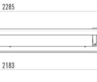 Edelstahl - Kipptränke LB230, 85l:   Serienmäßig zur Wandmontage (Standfüße optional)  Nach innen gekanteter Rand