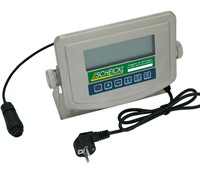 Wiegeplattform 2500 mit Wiegebalken:   Elektronische Anzeigeeinheit HD01   Einsetzbar im Freien, im Stall oder Fre