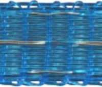 Blaues Band RB 12 mm; L?nge: 200m:   PREMIUM-Band. Für lange Zäune bis 16km  2 Kupferleiter, verzinnt Ø 0,25mm