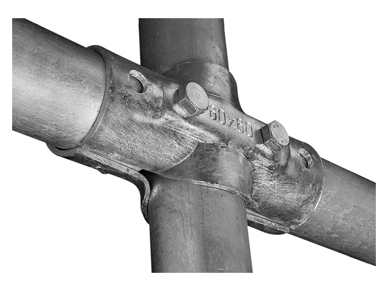 Kreuzschelle:   Stabile Kreuz - Verbindung von Rohren. Inkl. zwei Schrauben In den Größen: