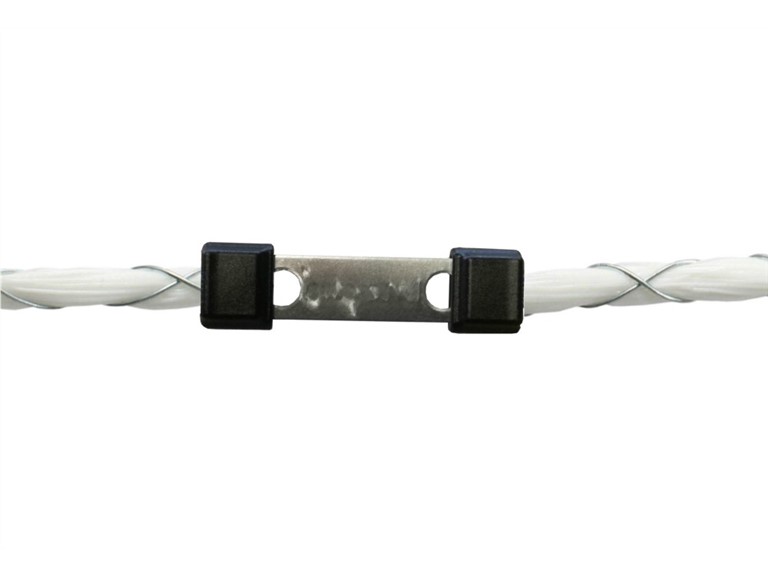 Litzclip Kordelverbinder 6mm (5Stk.):   Stabile Verbindung zweier Weidezaunkordeln bis 6mm.  Wiederverwendbar    V