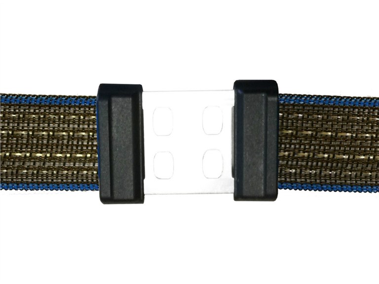 Litzclip Bandverbinder 40mm (5Stk.):   Stabile Verbindung zweier Weidezaunbänder bis 40mm.  Wiederverwendbar    V