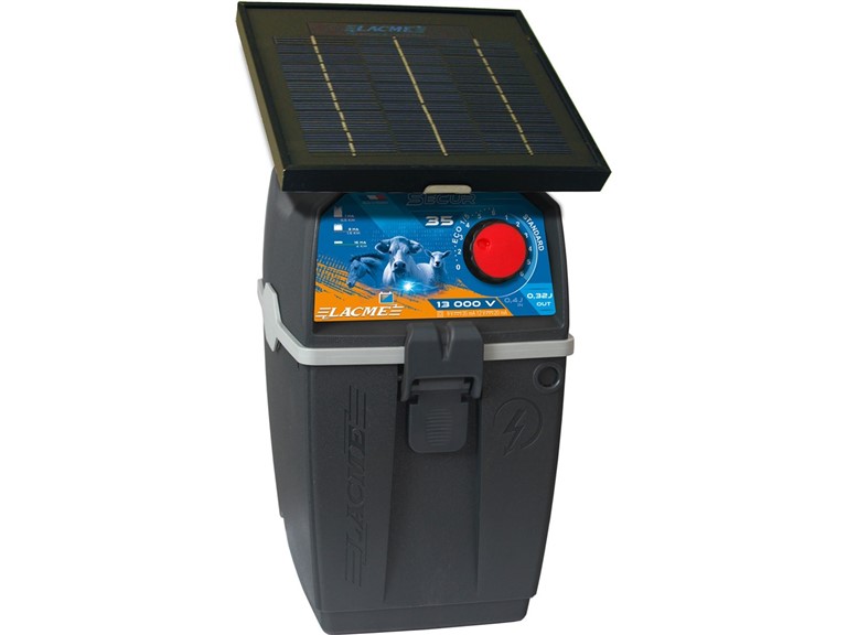 SECUR 35 SOLAR 3W:   SECUR 35 mit einem 3W Solarschirm   Unsere COMPACT-Geräte werden mit 9-V-B